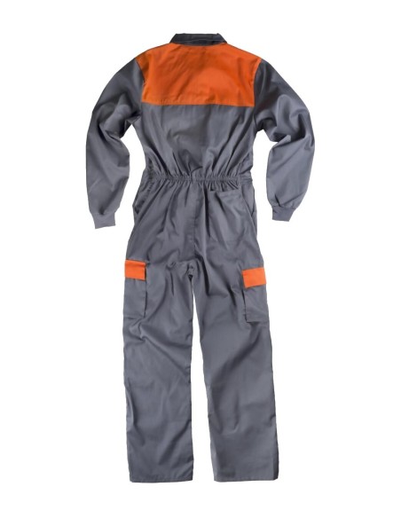  Buzo básicos gris naranja