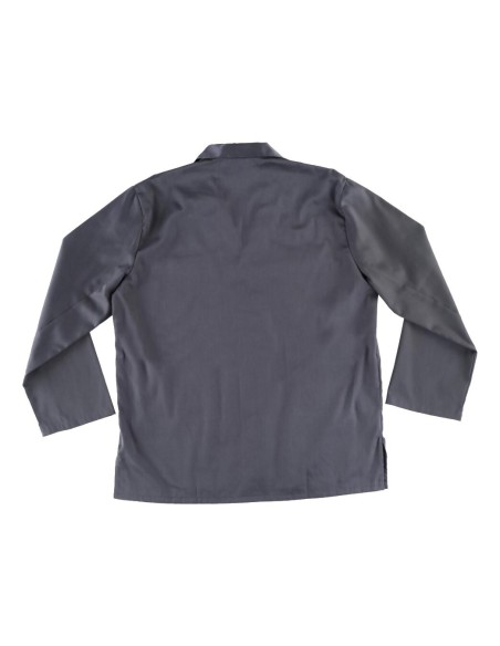  Bata corta de hombre con bolsillo gris