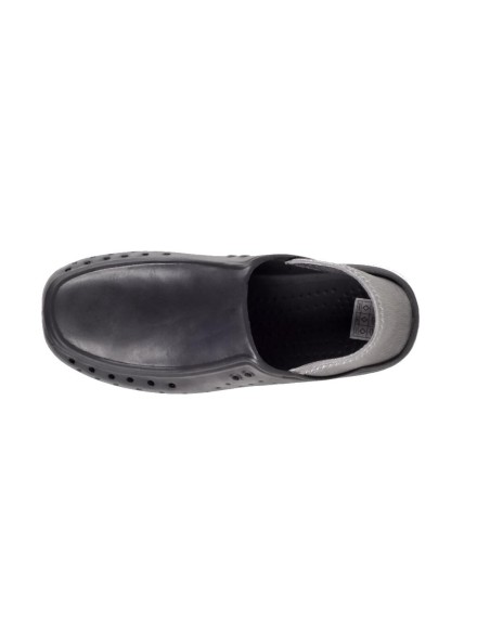  Zueco anatómico y ligero con talón cubierto negro