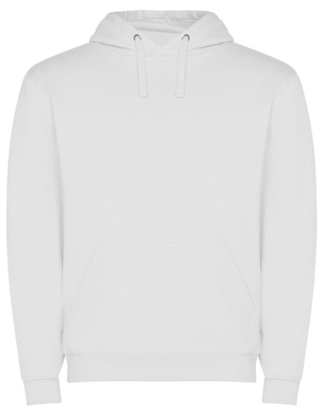 Sudadera con CAPUCHA Roly y dos bolsillos grandes blanco