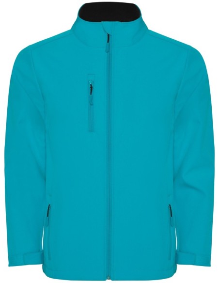 Softshell NEBRASKA Roly Compuesto De 2 Capas personalizada aguamarina