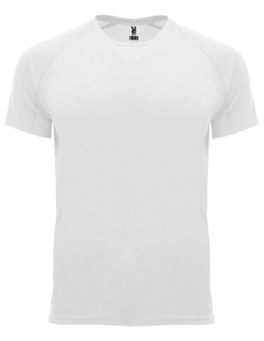 Camiseta técnica Roly BAHRAIN blanco