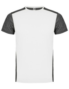 Camiseta ZOLDER Roly blanco/negro vigore 2