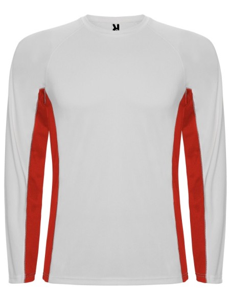 Camiseta Roly SHANGHAI T/S blanco/rojo