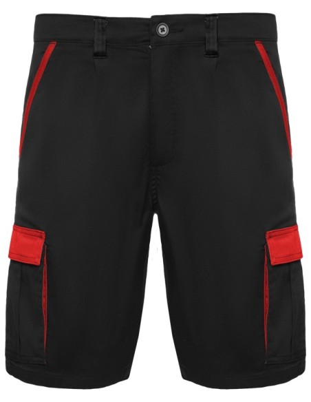 Bermuda TAHOE Roly negro/rojo