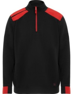 Sudadera MAVERICK Roly negro/rojo 2