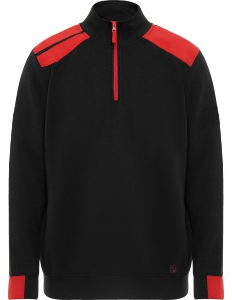 Sudadera MAVERICK Roly negro/rojo