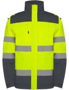 Parka EPSYLON Roly de alta visibilidad plomo/amarillo fluor 2