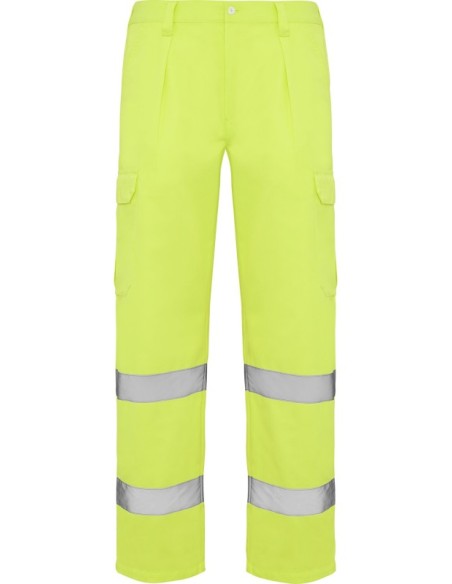 Pantalon ALFA Roly de alta visibilidad amarillo fluor