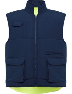 Chaleco reversible PERSEI Roly marino/amarillo fluor 2