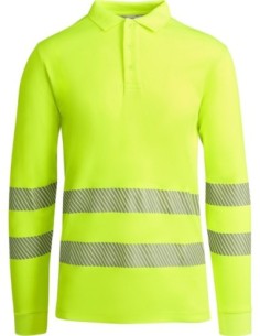 Polo Roly ATRIO LS alta visibilidad amarillo fluor 2
