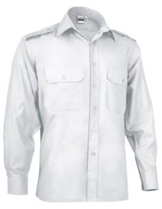 Camisas laborales Vigilant manga larga en popelín