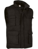 Chaleco acolchado Printer con cuello alto y 6 bolsillos
