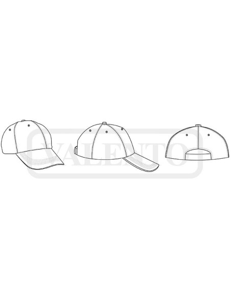 Gorra de béisbol Texas denim 6 paneles | Algodón