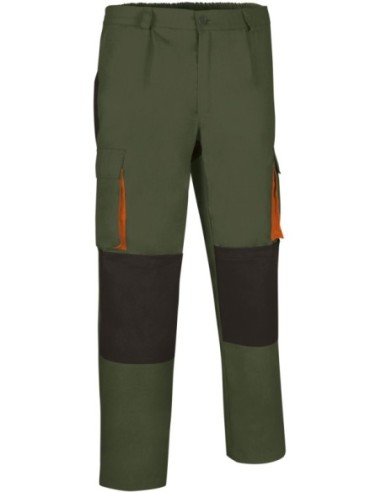 Pantalón Darko bicolor con rodilleras y multibolsillos