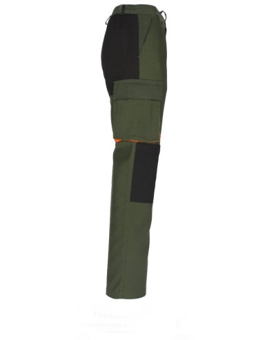 Pantalón Darko bicolor con rodilleras y multibolsillos