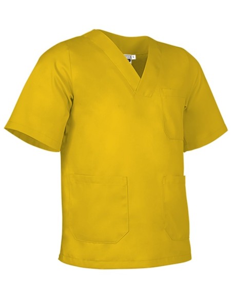 Blusón sanitario Link con cuello en pico y bolsillos