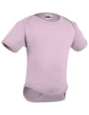 Body bebé Teddy de algodón con botones a presión y cuello redondo
