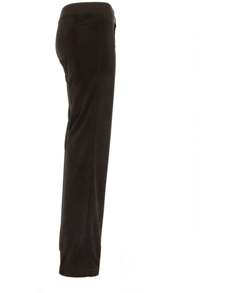 Pantalón mujer Paty en velour elástico y negro