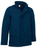 Chaquetón husky Baltimore acolchado azul marino con cuello alto
