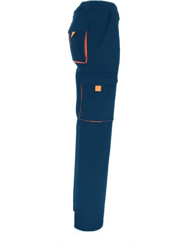 Pantalón laboral Thunder bicolor multibolsillos