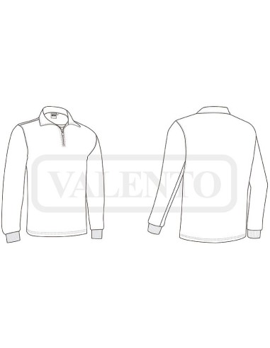 Polo Nairobi térmico de trabajo manga larga