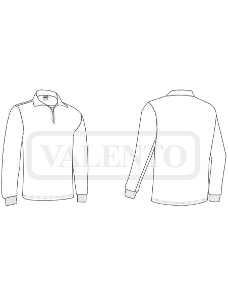 Polo Nairobi térmico de trabajo manga larga