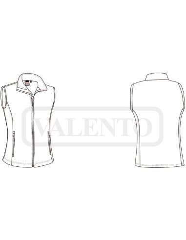 Chaleco Candice softshell entallado cortavientos