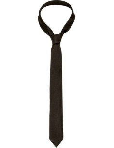 Corbata laboral Stellar slim negra de poliéster