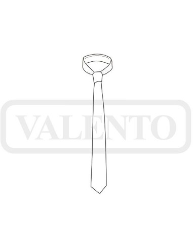 Corbata laboral Stellar slim negra de poliéster