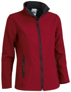 Chaqueta softshell mujer Cecile cuello alto térmica