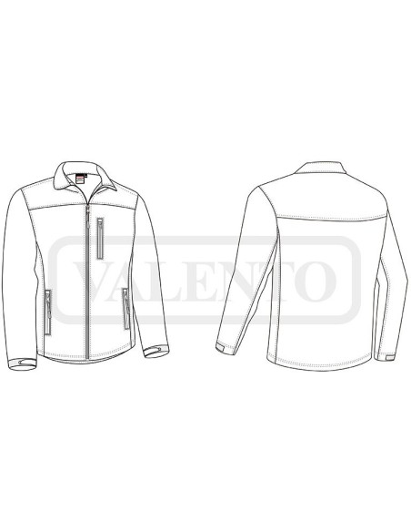 Chaqueta softshell Grizzly cortavientos y térmica