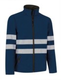 Chaquetas de trabajo Wutan softshell reflectantes cortavientos