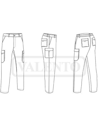 Pantalón laboral Monterrey multibolsillos