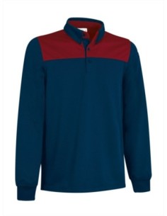 Polo manga larga Hurricane bicolor térmico y transpirable