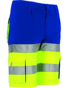 Bermudas laborales Brandon alta visibilidad bicolor