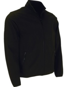 Cortavientos Speel softshell transpirable negro