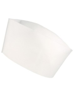 Gorro desechable Knife tipo barco en TNT blanco