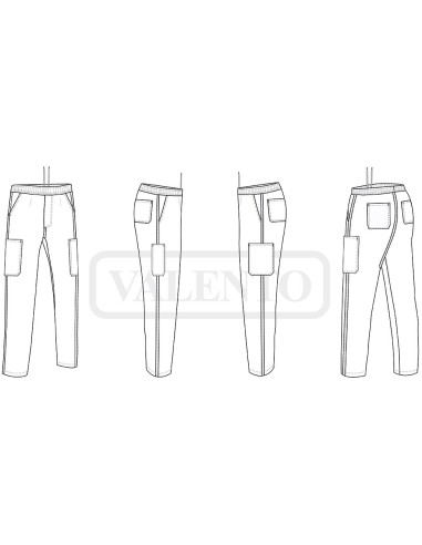 Pantalón de trabajo Delta multibolsillos hasta 3XL