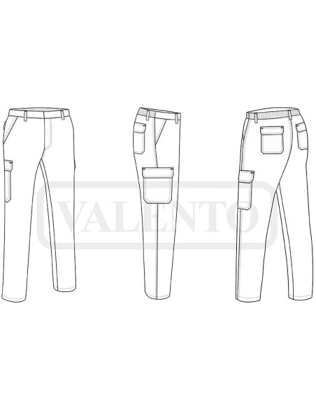 Pantalón de trabajo ignífugo Flash