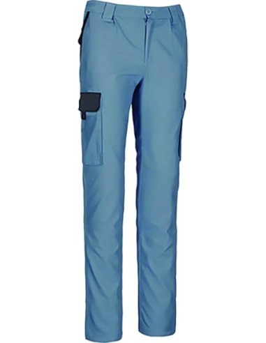 Pantalón laboral Typhoon bicolor multibolsillos
