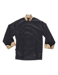 Casaca para cocinar con botones unisex 2
