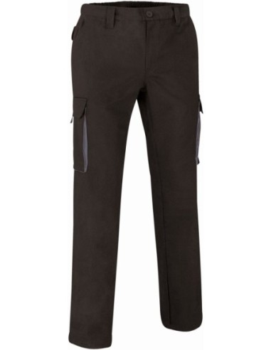 Pantalón multibolsillos Thunder Valento negro-gris cemento