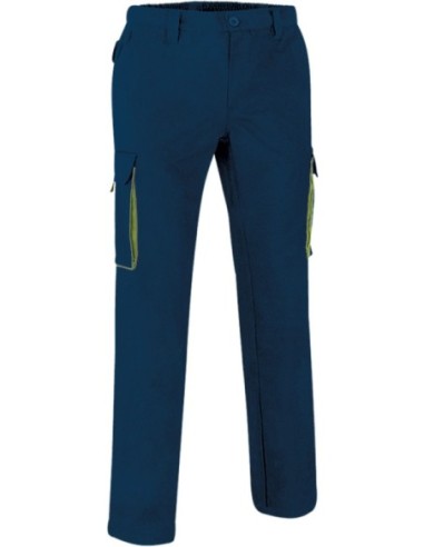 Pantalón laboral Thunder bicolor multibolsillos