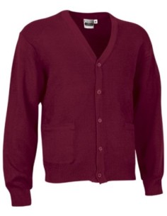 Chaqueta laboral Cardigan de acrílico tricot fino 2