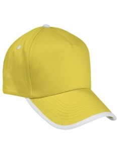 Gorra béisbol Combi 5 paneles bicolor de algodón 2