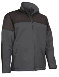 Chaqueta técnica MAKALU Valento gris carbon negro 2
