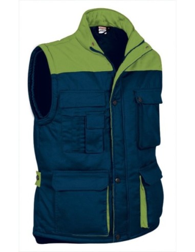 Chalecos laborales Thunder acolchados con 9 bolsillos