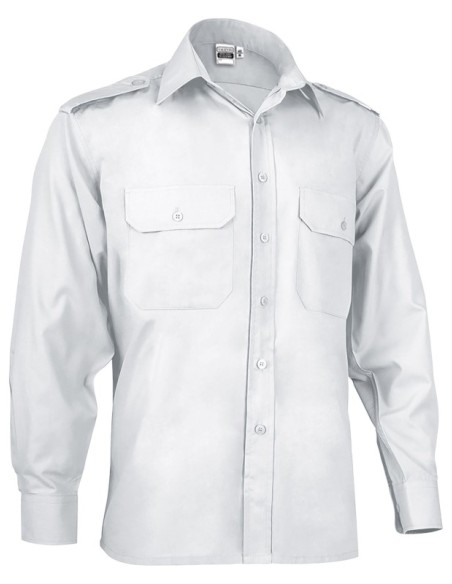 Camisas laborales Vigilant manga larga en popelín