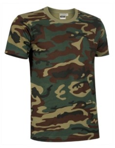 Camiseta Jungle camuflaje de algodón para outdoor 2